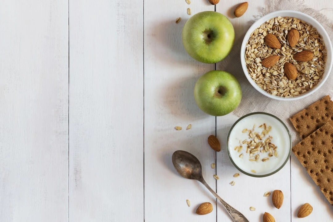 Gesunde Lebensmittel als Symbol für Ernährung und Lebensstil